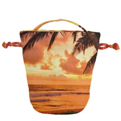 Sunset Beauty Drawstring Bucket Bag by LW323