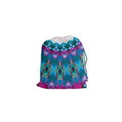 Peacock Drawstring Pouch (xs) by LW323