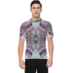 Pebbles Repeats Iv Men s Short Sleeve Rash Guard by kaleidomarblingart