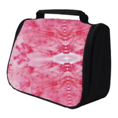 Pink Marbling Ornate Full Print Travel Pouch (small) by kaleidomarblingart