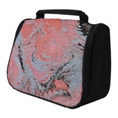 Pink Arabesque Full Print Travel Pouch (small) by kaleidomarblingart