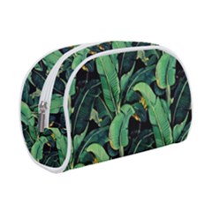 Night Banana Leaves Make Up Case (small) by goljakoff