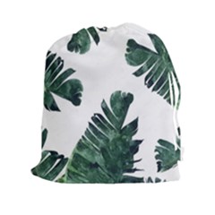 Banana Leaves Drawstring Pouch (2xl) by goljakoff