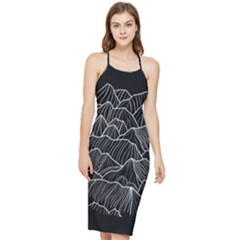 Black Mountain Bodycon Cross Back Summer Dress by goljakoff