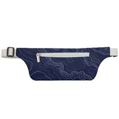 Topography Map Active Waist Bag by goljakoff