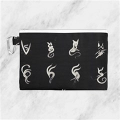 Katzen Cats Katzen Cats Canvas Cosmetic Bag (large) by WetdryvacsLair