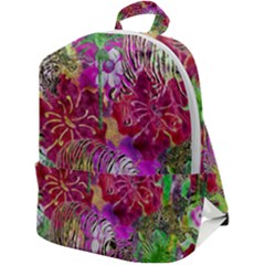 Jungle Love Zip Up Backpack by PollyParadise
