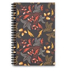 Folk Floral Pattern  Abstract Flowers Surface Design  Seamless Pattern 5 5  X 8 5  Notebook by Eskimos