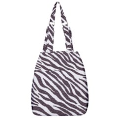 Zebra Center Zip Backpack by PollyParadise