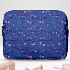 Branches With Peach Flowers Make Up Pouch (large) by SychEva