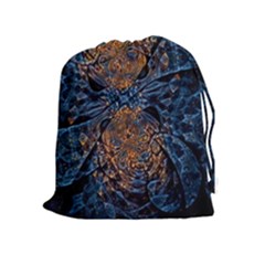 Fractal Galaxy Drawstring Pouch (xl) by MRNStudios