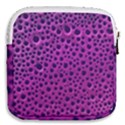 Purple Abstract Print Design Mini Square Pouch View2