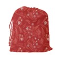 Folk floral pattern. Flowers abstract surface design. Seamless pattern Drawstring Pouch (2XL) View2