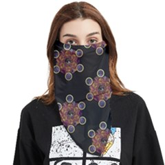 Metatron Cube Face Covering Bandana (triangle) by gloriasanchez