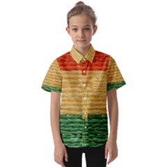 Couleurs Emblématiques Kids  Short Sleeve Shirt by SoLoJu