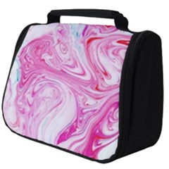 Marbling Art Print Full Print Travel Pouch (big) by kaleidomarblingart