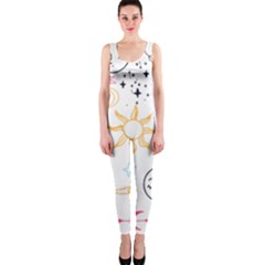 Pattern Mystic One Piece Catsuit by alllovelyideas