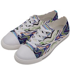 Bohemian Colorful Pattern B Women s Low Top Canvas Sneakers by gloriasanchez