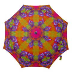 Glitch Futuristic Punk  Hook Handle Umbrellas (medium) by gloriasanchez