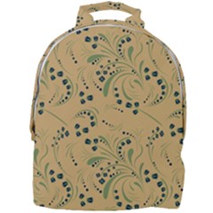 Folk Floral Art Pattern  Flowers Abstract Surface Design  Seamless Pattern Mini Full Print Backpack by Eskimos