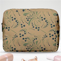 Folk Floral Art Pattern  Flowers Abstract Surface Design  Seamless Pattern Make Up Pouch (large) by Eskimos