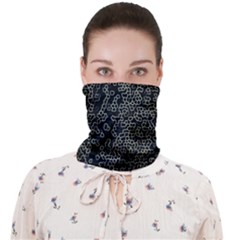 Neon Geometric Pattern Design Face Covering Bandana (adult) by dflcprintsclothing
