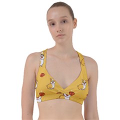 Corgi And Coffee Sweetheart Sports Bra by Bigfootshirtshop