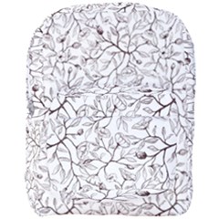 Pencil Flowers Seamless Pattern Full Print Backpack by SychEva