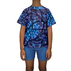 Dismembered Mandala Kids  Short Sleeve Swimwear by MRNStudios