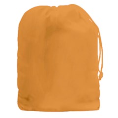 Deep Saffron Orange Drawstring Pouch (3xl) by FabChoice