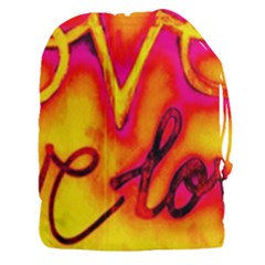  Graffiti Love Drawstring Pouch (3xl) by essentialimage365