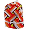Pop Art Mosaic Zip Bottom Backpack View1