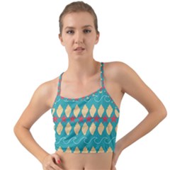 Starfish And Seashells  Sea Mini Tank Bikini Top by SychEva