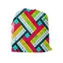 Pop Art Mosaic Drawstring Pouch (XL) View2