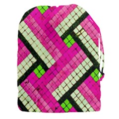 Pop Art Mosaic Drawstring Pouch (3xl) by essentialimage365