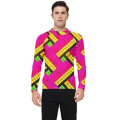 Pop Art Mosaic Men s Long Sleeve Rash Guard by essentialimage365