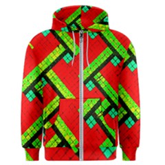 Pop Art Mosaic Men s Zipper Hoodie by essentialimage365