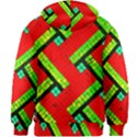 Pop Art Mosaic Kids  Zipper Hoodie Without Drawstring View2