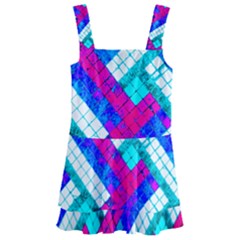 Pop Art Mosaic Kids  Layered Skirt Swimsuit by essentialimage365