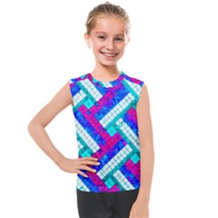 Pop Art Mosaic Kids  Mesh Tank Top by essentialimage365
