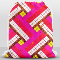 Pop Art Mosaic Drawstring Bag (large) by essentialimage365