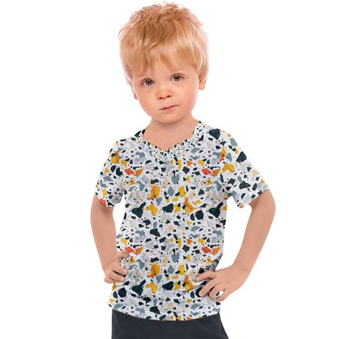 Abstract Seamless Pattern Kids  Sports Tee by designsbymallika