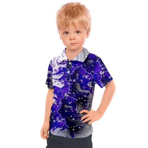 Fractal Lava Kids  Polo Tee by Sparkle