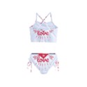 all you need is love Girls  Tankini Swimsuit View2