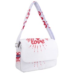 All You Need Is Love Courier Bag by DinzDas