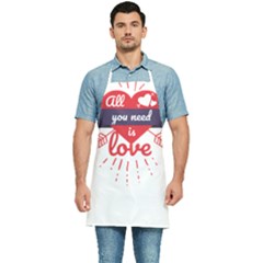 All You Need Is Love Kitchen Apron by DinzDas