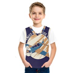 Airplane - I Need Altitude Adjustement Kids  Basketball Tank Top by DinzDas
