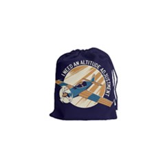Airplane - I Need Altitude Adjustement Drawstring Pouch (xs) by DinzDas