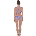 Japanese Ramen Sushi Noodles Rice Bowl Food Pattern Cross Back Hipster Bikini Set View2