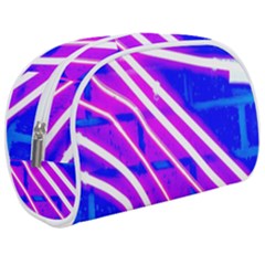 Pop Art Neon Wall Make Up Case (medium) by essentialimage365